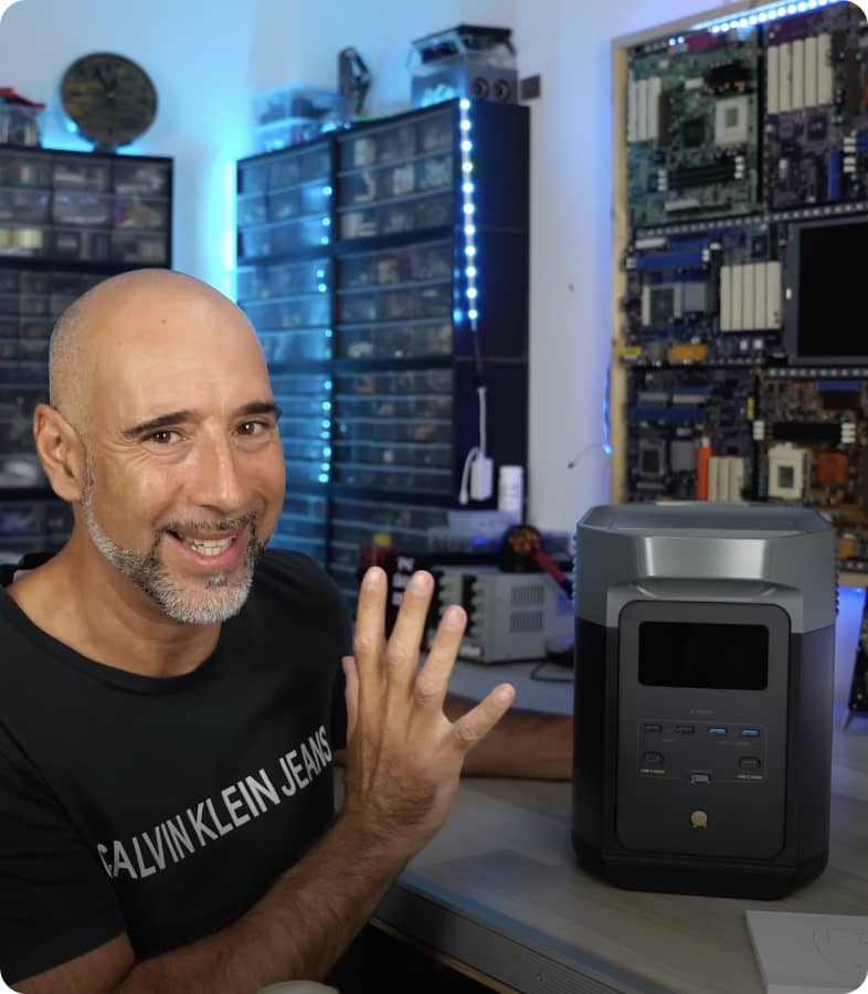 Tra le mie mani ho una CENTRALE ELETTRICA da 1Kilowatt - EcoFlow DELTA 2